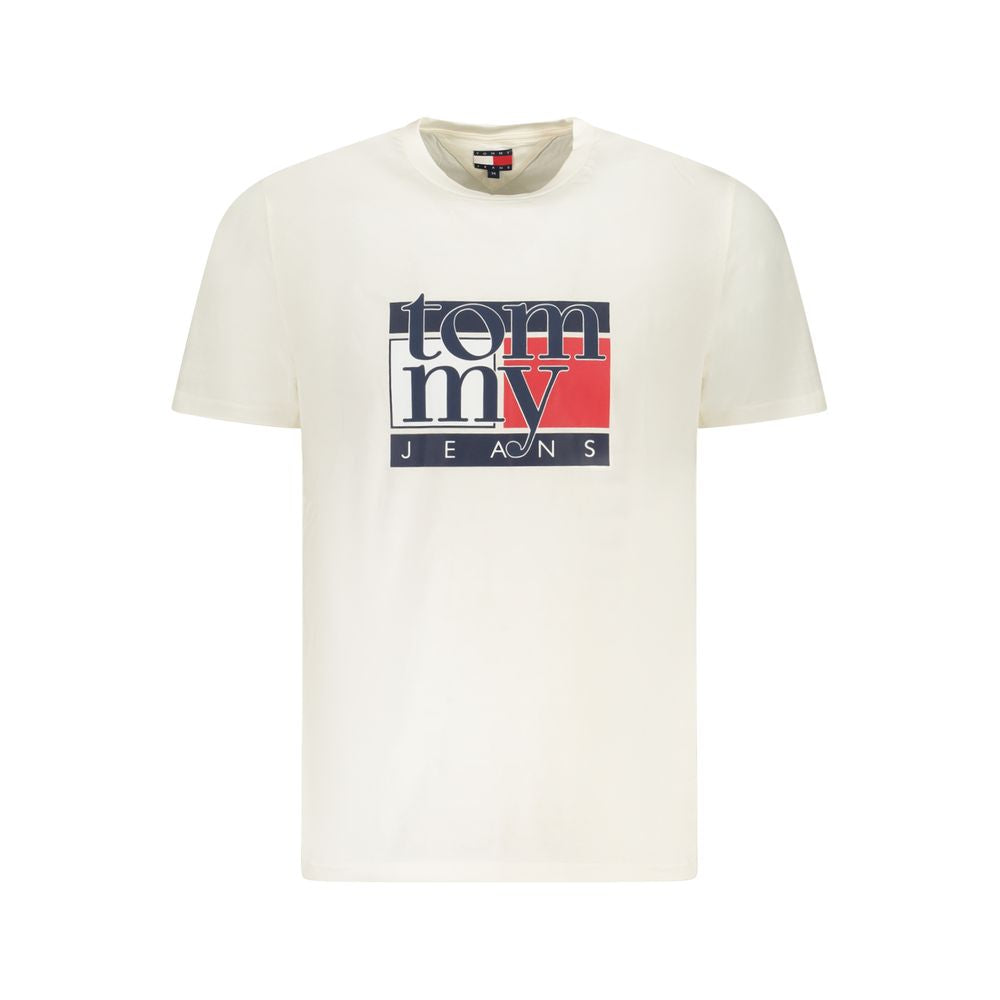 White Cotton Men's T-Shirt