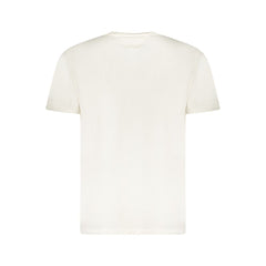 White Cotton Men's T-Shirt