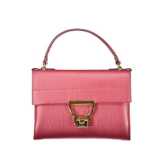 Purple Leather Women Handbag