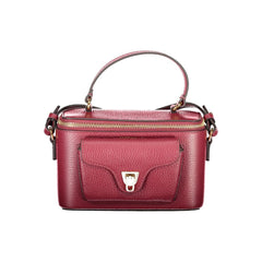 Purple Leather Women Handbag