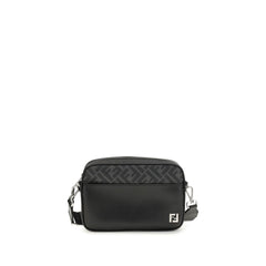 FF leather and canvas Shoulder Bag