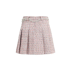 Crystal Belted Miniskirt