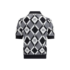 Multicolor Fleece Wool Polo Shirt
