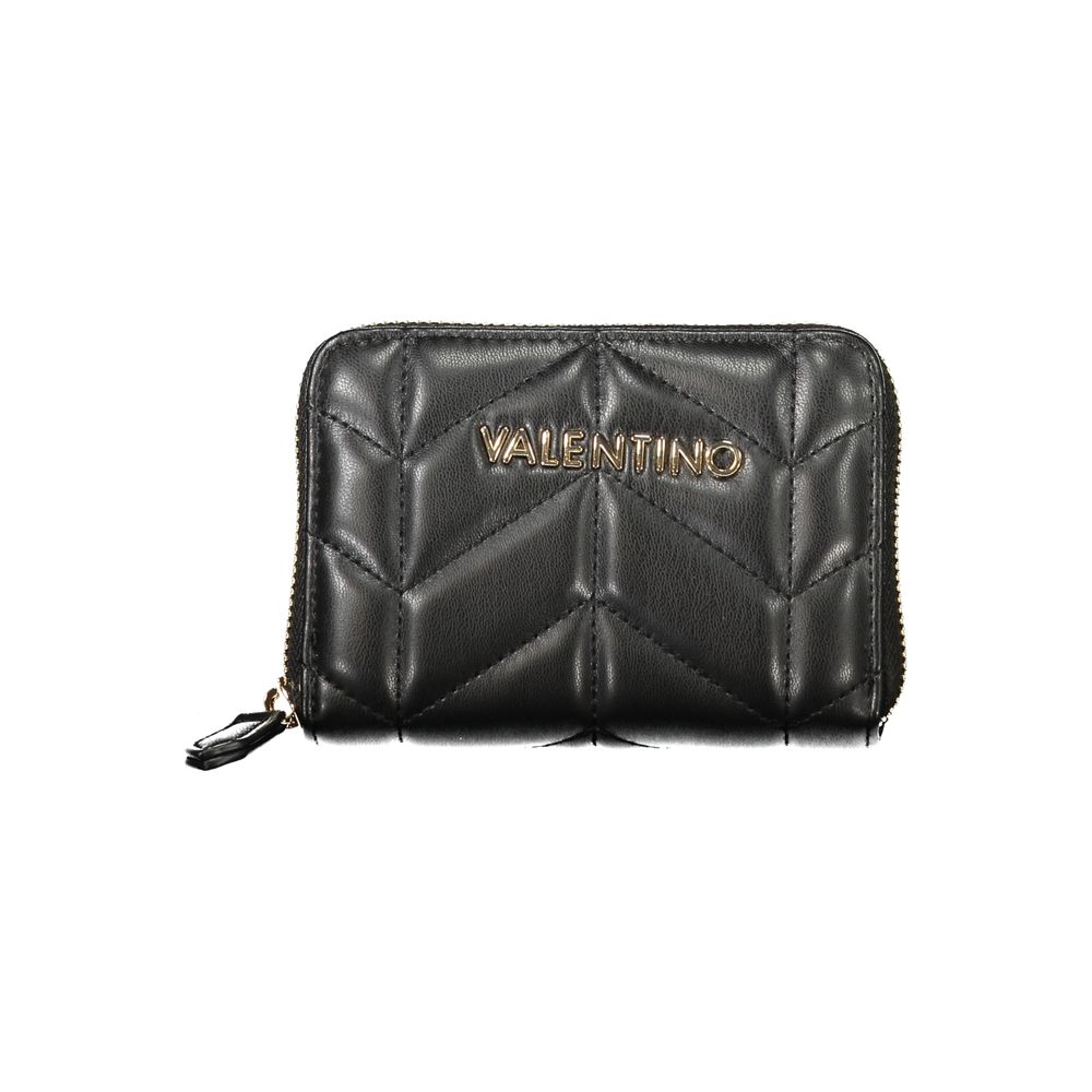 Black Polyurethane Women Wallet