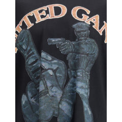 تي شيرت قطن أسود