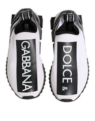 Black White Slip On Sorrento Sneakers Shoes