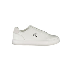 Bianco Polyurethane Men Sneaker