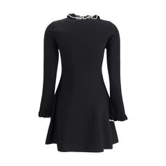Knit Dress with volants