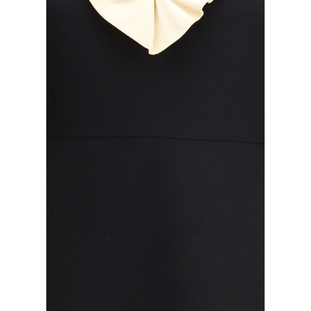 Wool and silk short dress