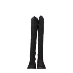Black Leather Over The Knee