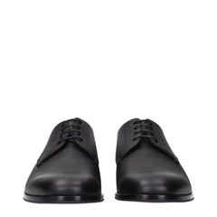 Black Leather Oxfords And Derbies