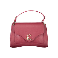 Purple Leather Women Handbag