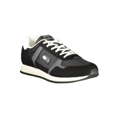 Nero Polyurethane Men Sneaker