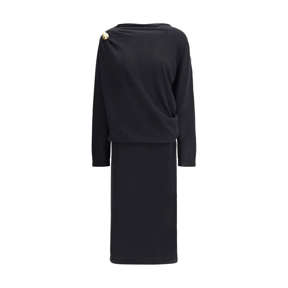 Wool long dress