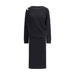 Wool long dress