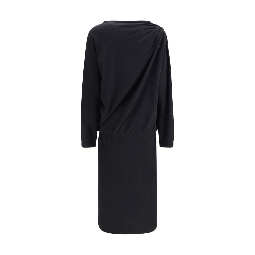 Wool long dress