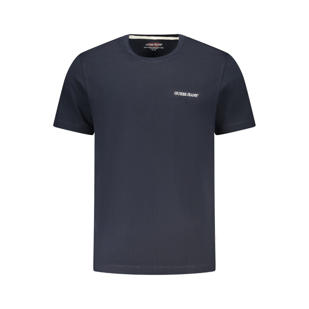 Blu Cotton Men T-Shirt