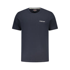 Blu Cotton Men T-Shirt