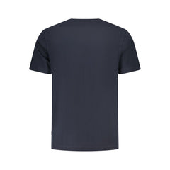 Blu Cotton Men T-Shirt