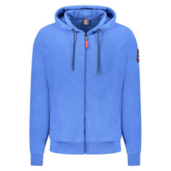 Blue Polyester Men's Sweatshirt