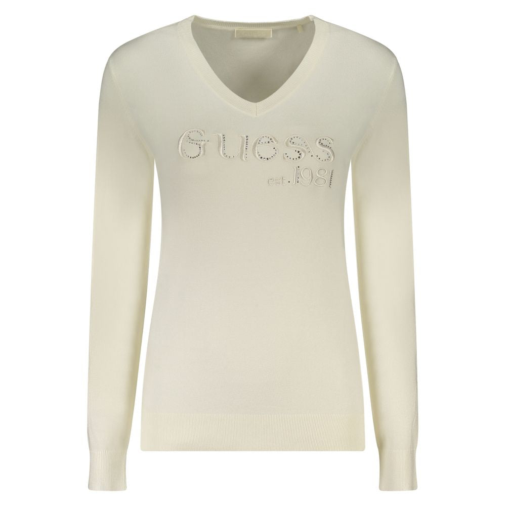Bianco Viscosa Women's Long-Sleeved T-Shirt
