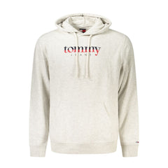 Gray Cotton Mens Hoodie