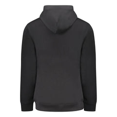 Black Cotton Men's Hoodie