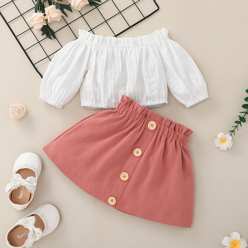Baby's Summer Ball Breaking Two-piece Set