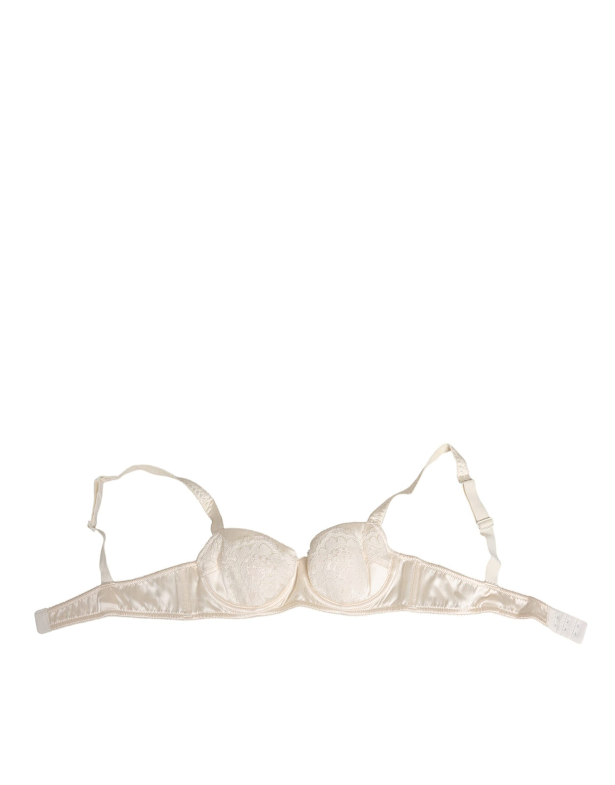 White Satin Lace Balconnet Lingerie Underwear