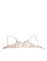 White Satin Lace Balconnet Lingerie Underwear