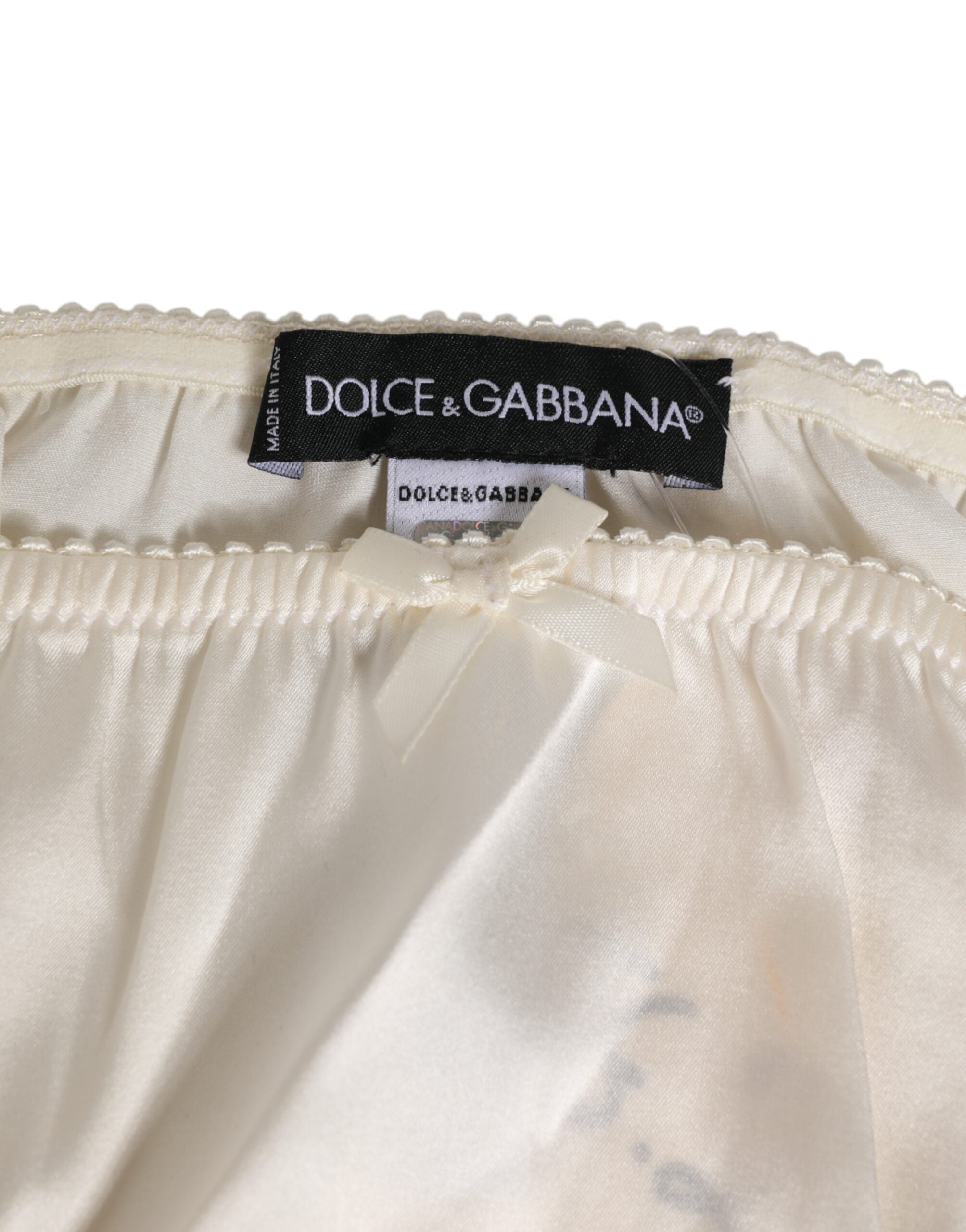 White Silk Satin Lingerie Panty  Underwear