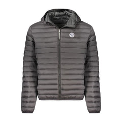 Black Polyester Men's Jacket