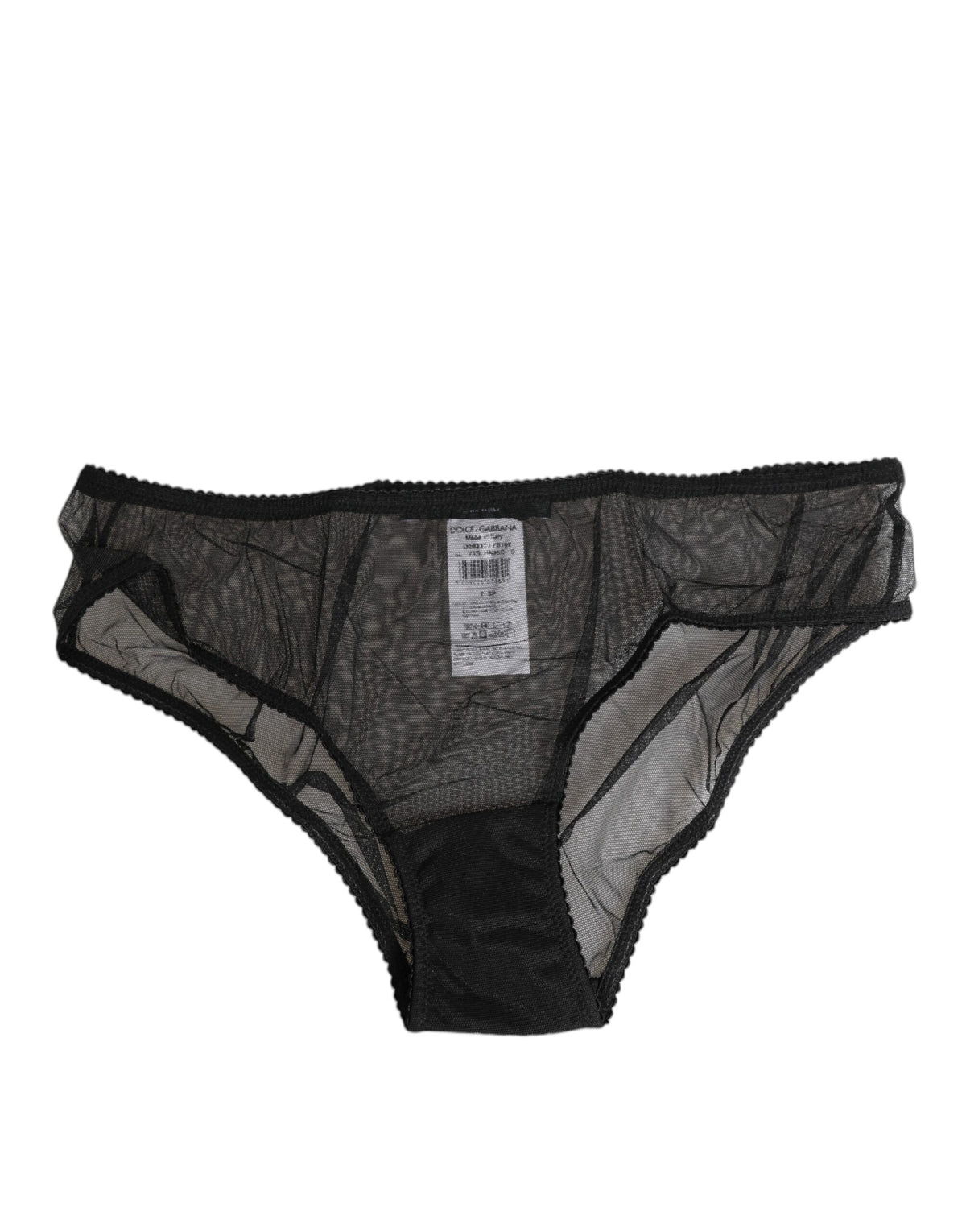 Black Sheer Mesh Lace Bikini Briefs Underwear