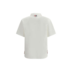White Cotton Polo Shirt