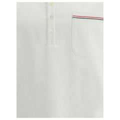 White Cotton Polo Shirt