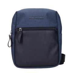 Blue Fabric Crossbody Bags