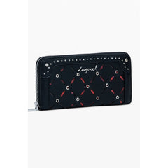 Nero Polyurethane Women Wallet