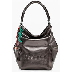 Bronze Polyethylene Women Backpack