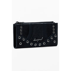 Nero Poliuretano Women Wallet