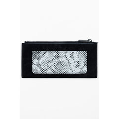 Nero Poliuretano Women Wallet