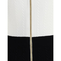 Braided pattern midi Dress