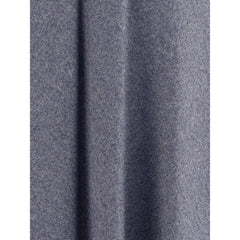 Blue Cotton Midi Skirt