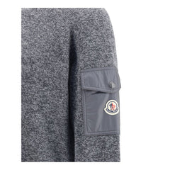 Wool mouliné and cashmere Sweater