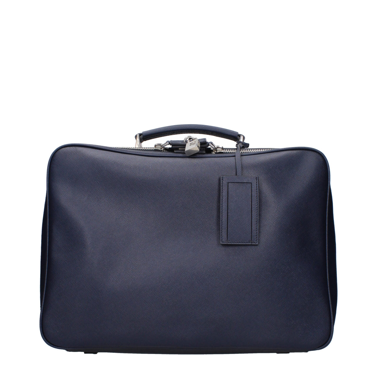 Blue Leather Luggage And Travel