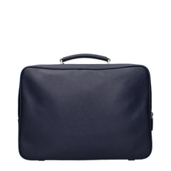 Blue Leather Luggage And Travel
