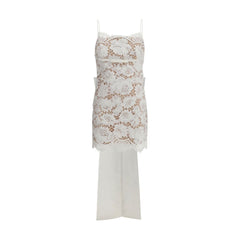 Short satin Dress with lace bow