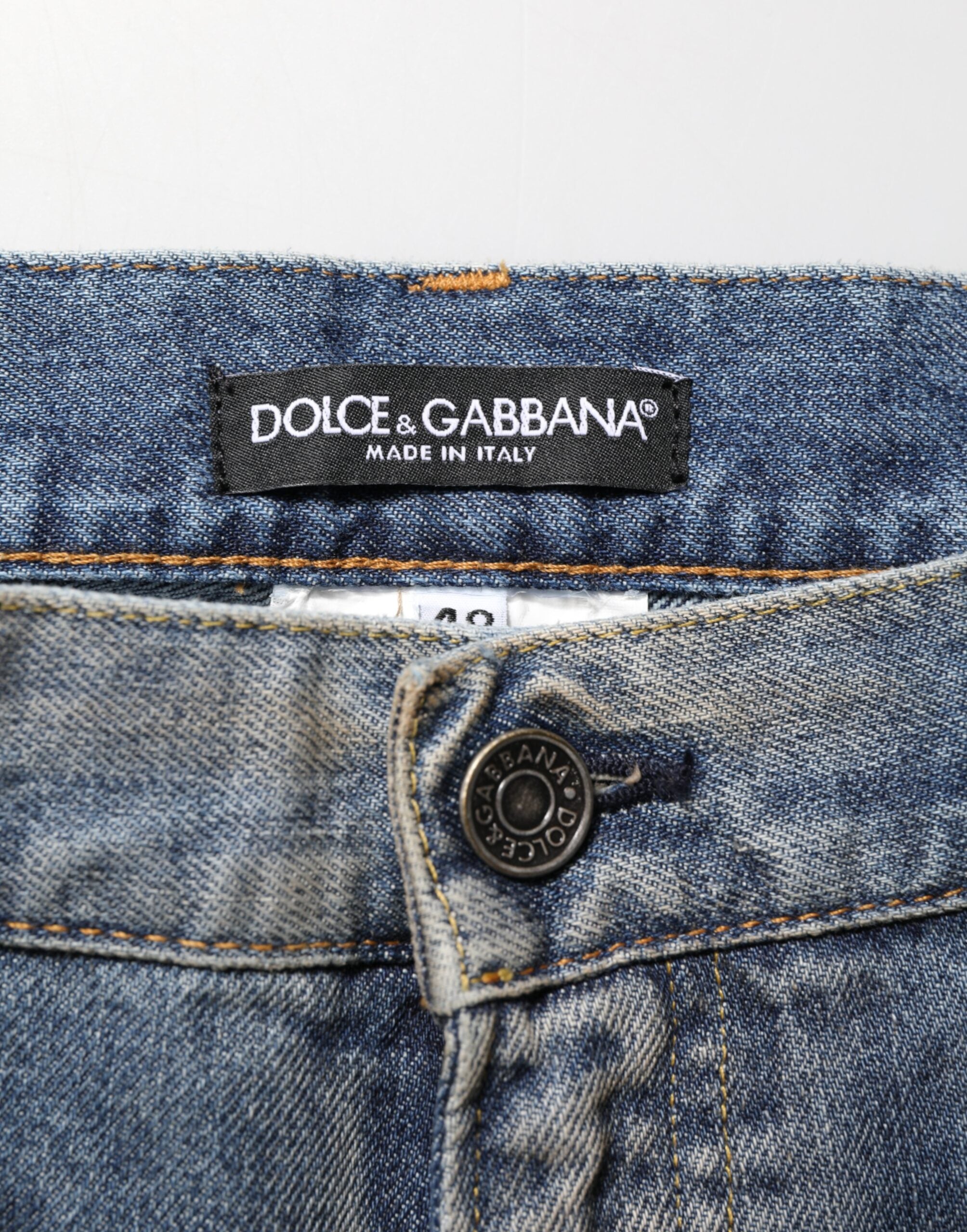 Blue Distressed Denim Slim Fit Pants Jeans