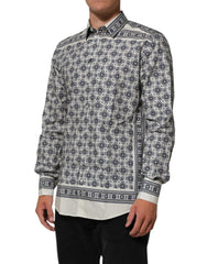 Multicolor Monkey Tie Print GOLD Dress Shirt