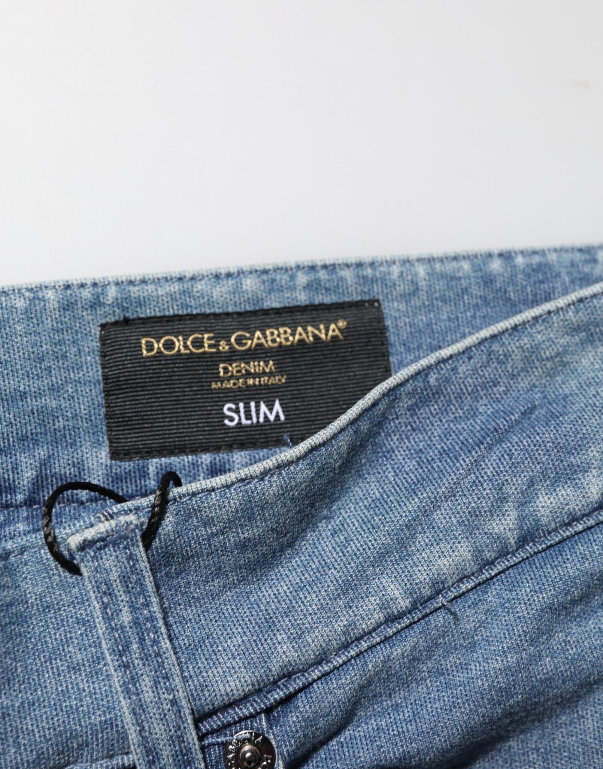 Blue Cotton Stretch Slim Fit Men Denim Jeans