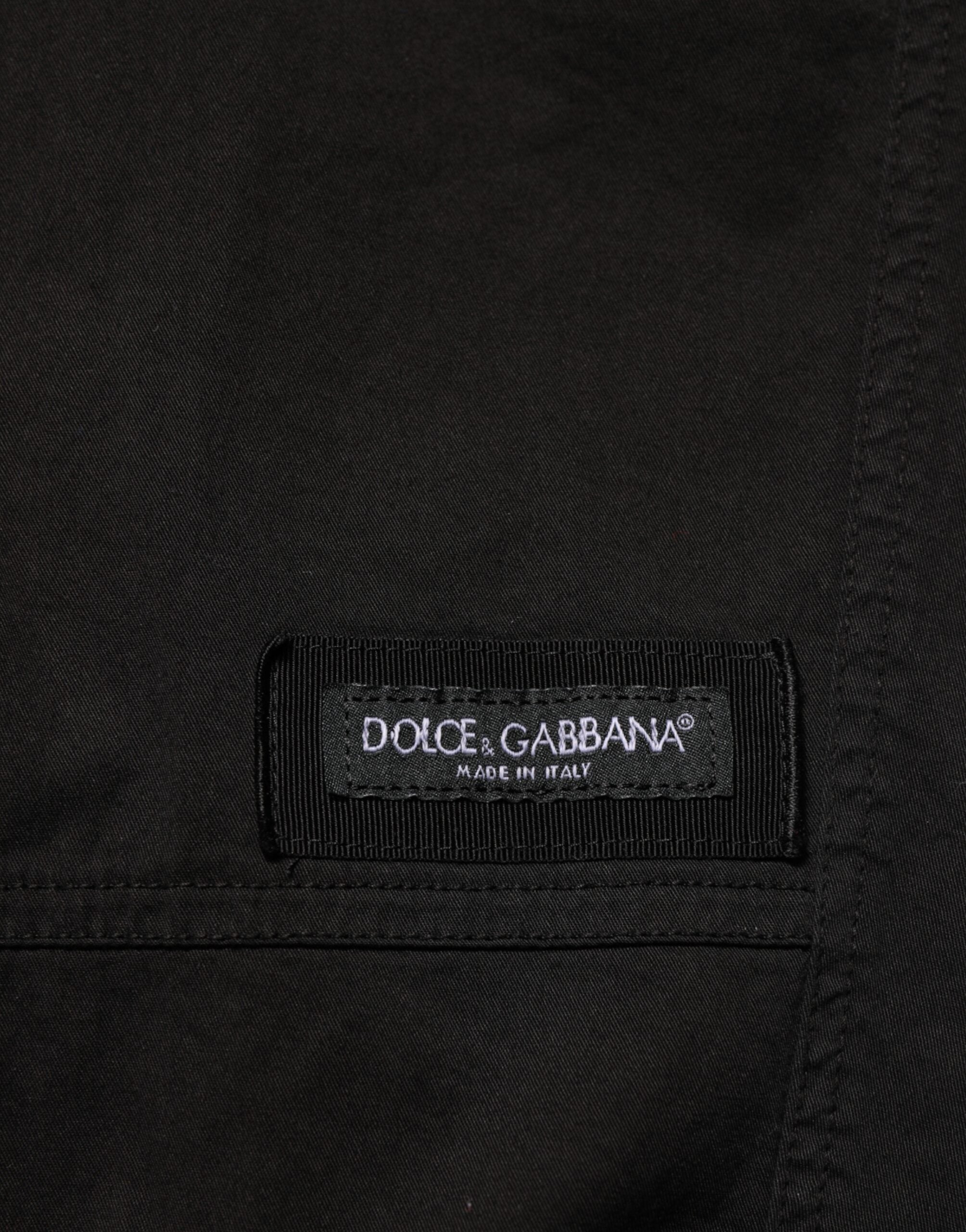 Black Cotton Cargo Jogger Sweatpants Pants